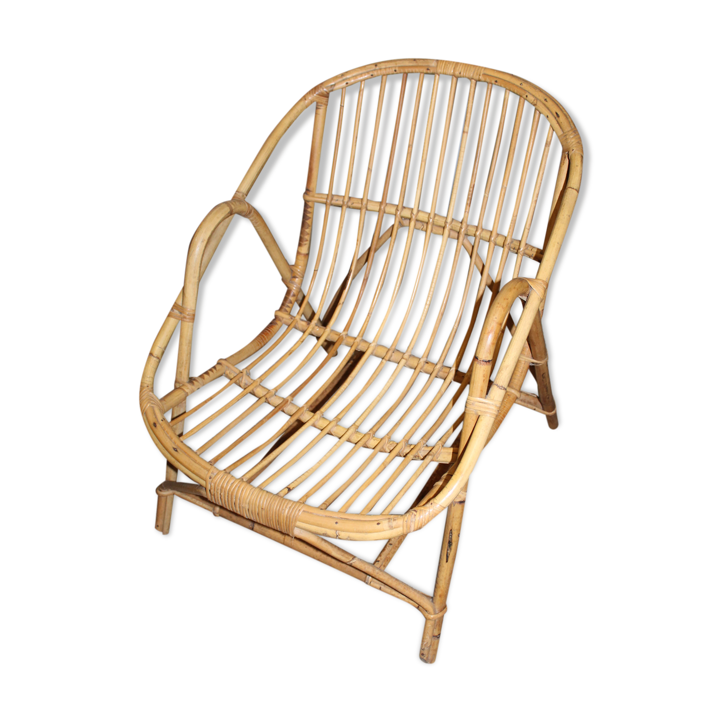 Adult rattan armchair