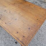 Old rustic farmhouse table 1900 -1m81