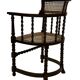 Antique Barley Twist, Rattan Seated Captains Chair easy chair Classic