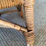 Fauteuil rotin enfant
