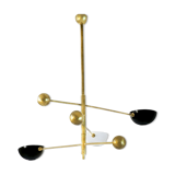 Lustre planetario laiton 3 bras