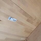 Scandinavian solid wood sideboard on wheels 85cm