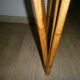 Rattan and wood desk