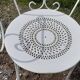 4 garden armchairs 1900 in wrought iron