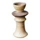 Terracotta candle holder signed Jean Paulet