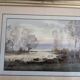 Watercolor by Marcel Gendre romantic landscape in Sologne