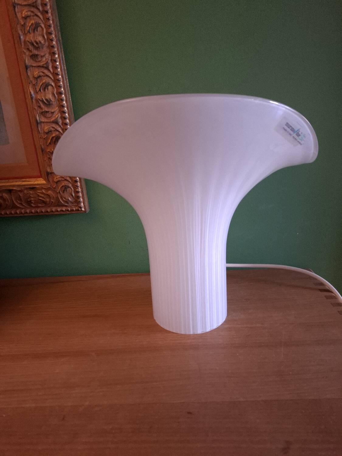 Lampe années 80'S en verre soufflé Murano