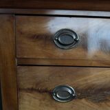 Restoration Style Walnut Veneer Chest of Drawers