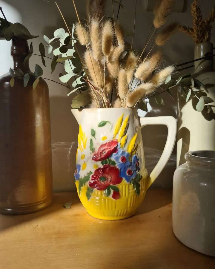 Saint Clement Barbotine Pitcher