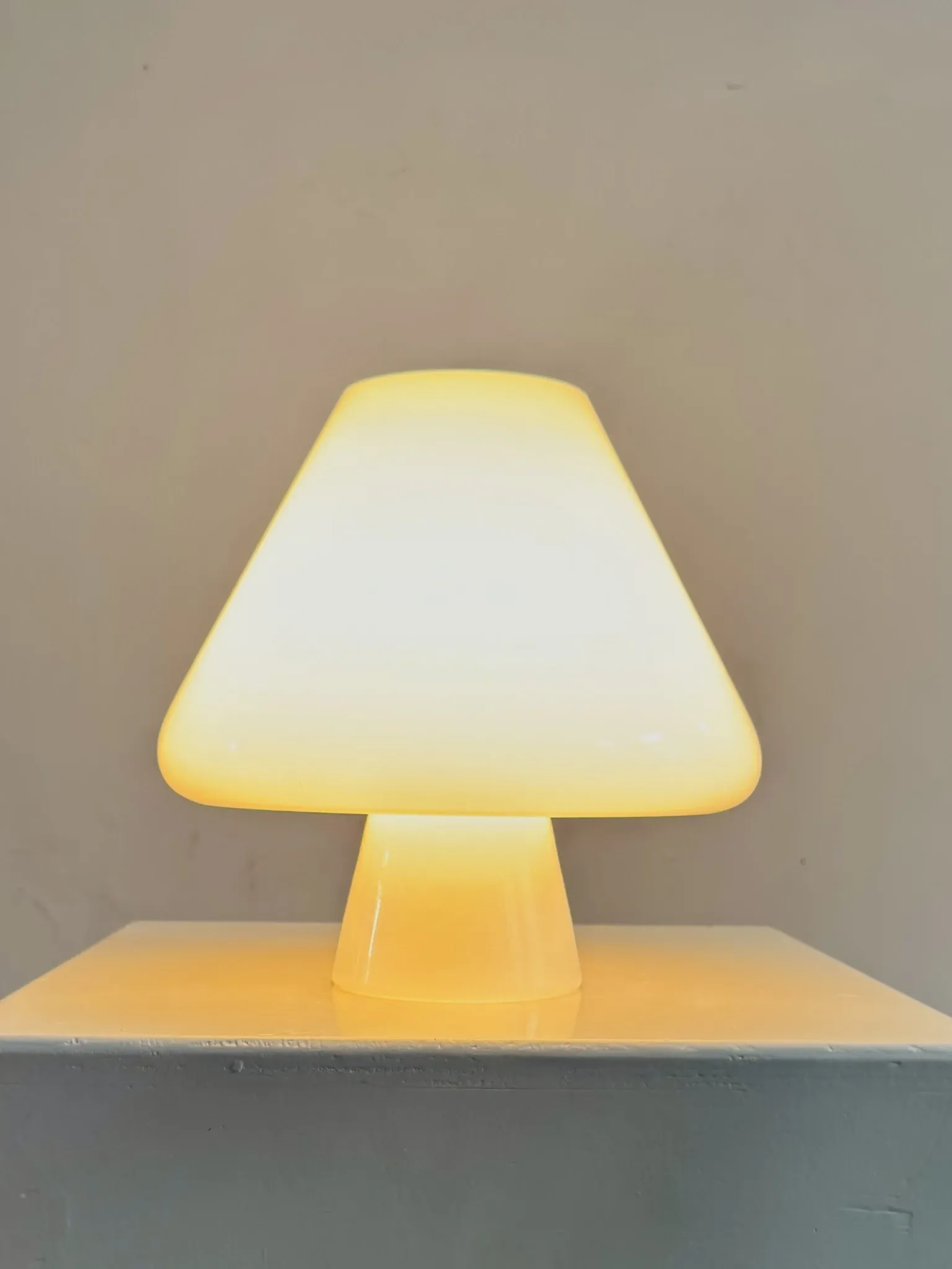 Murano Table Lamp By Venini, Italy, 1970S