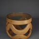 Organic Sculptural hand-crafted Palm Wood Coffee Table, 1970s