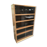 Solid oak bookcase 1950