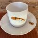 Two monastic porcelain cups