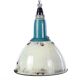 Enamel pendant lamp green
