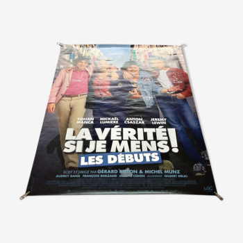 Affiche Cinéma grand format  La vérite si je mens !  Les débuts  (120X160)mm