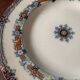 6 old English dessert plates, Wedgwood Bone, Australian model, early 20th century
