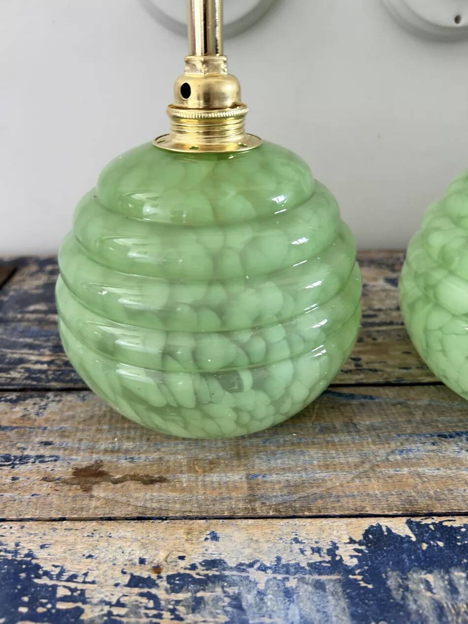 Pair of Art Deco wall sconces