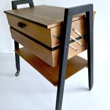 Scandinavian Wood Bar Cart Trolley