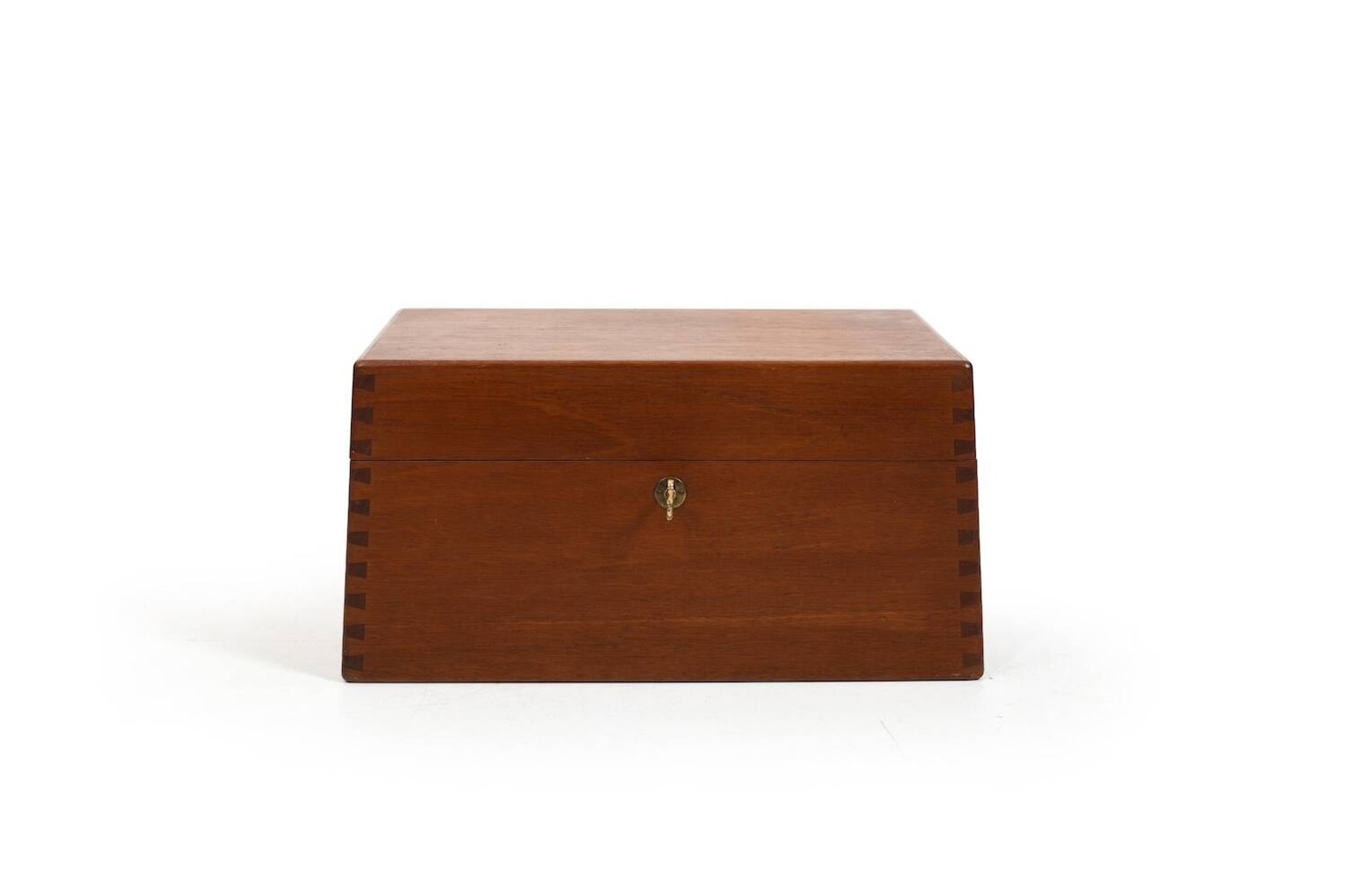 Boîte à liqueur de Søren Willadsen et Holmegaard, années 1960