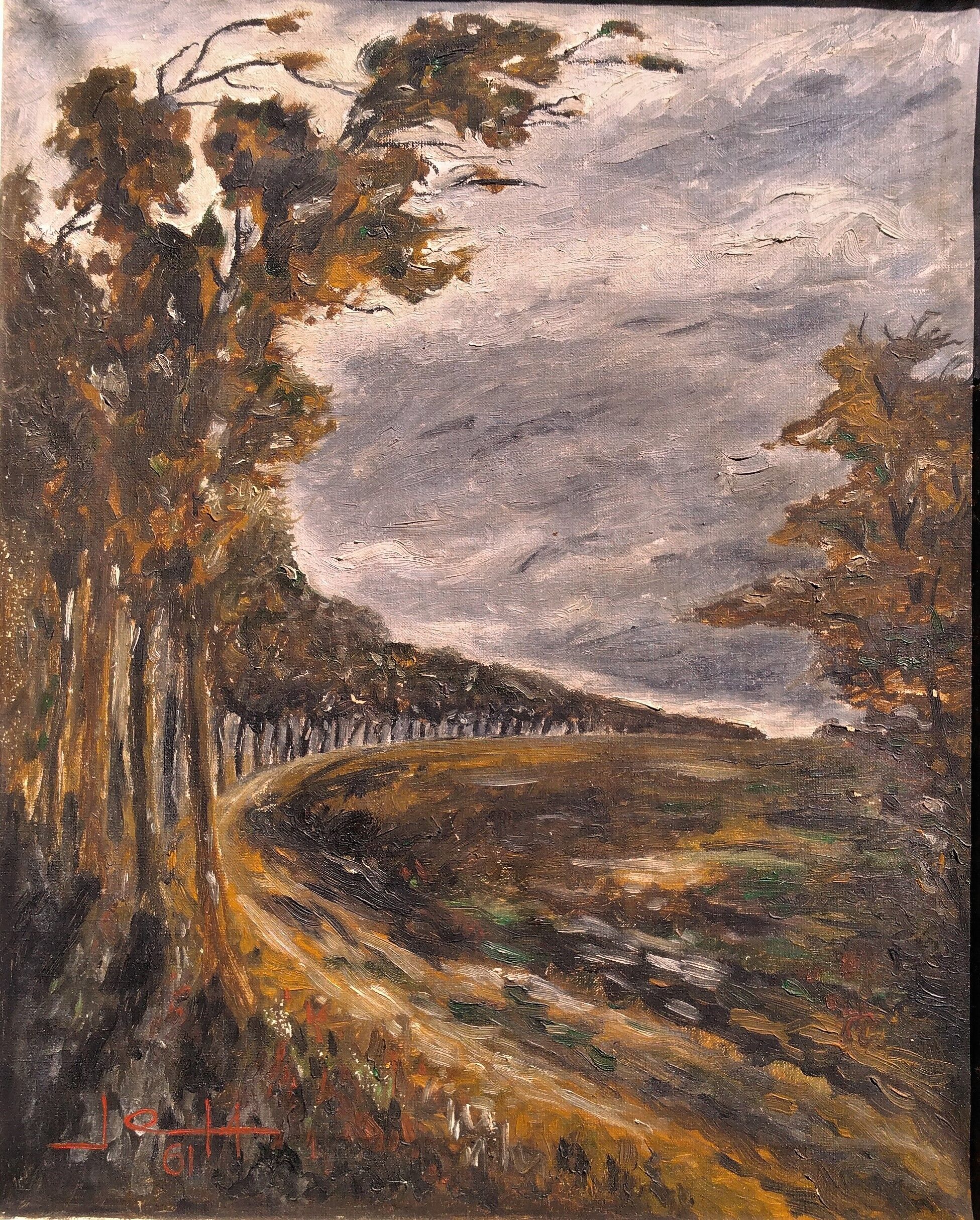 Old painting (1961) signed