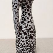 Ceramic vase by Marino Le Vaucour in Vallauris, France, circa 1960.