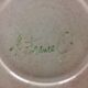 80s ceramic tray, signed