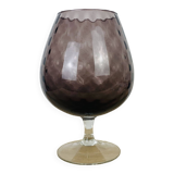 Italian Empoli vase purple glass 30 cm