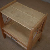 Bedside oak 1950 1 drawer