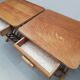 Paire de chevets vintage en rotin