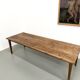 Farm table with tapered legs, L 260 cm