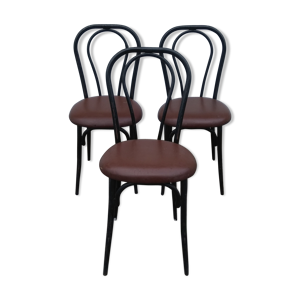 Set de 3 chaises bistrot