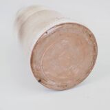 Large ceramic bottle signed Jeannette