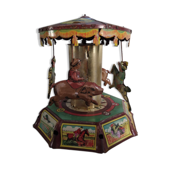 Old children's merry-go-round