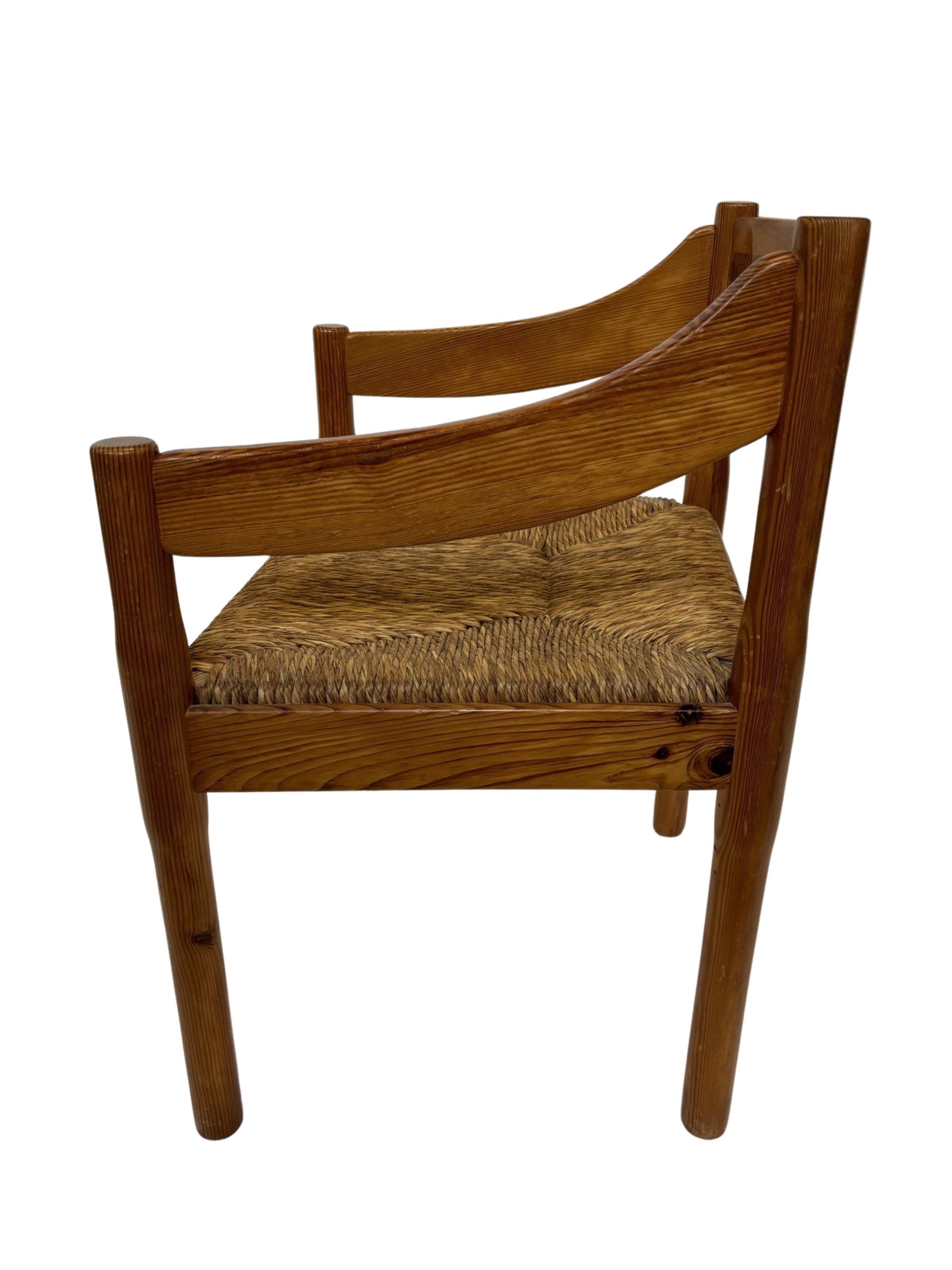 Carimate chair model 892 Vico Magistretti for Cassina