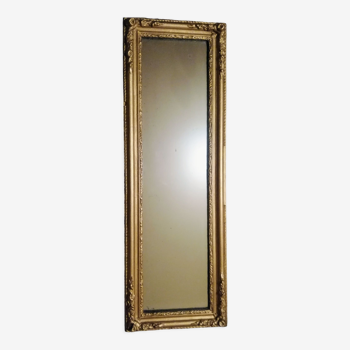 Miroir doré ancien rectangulaire