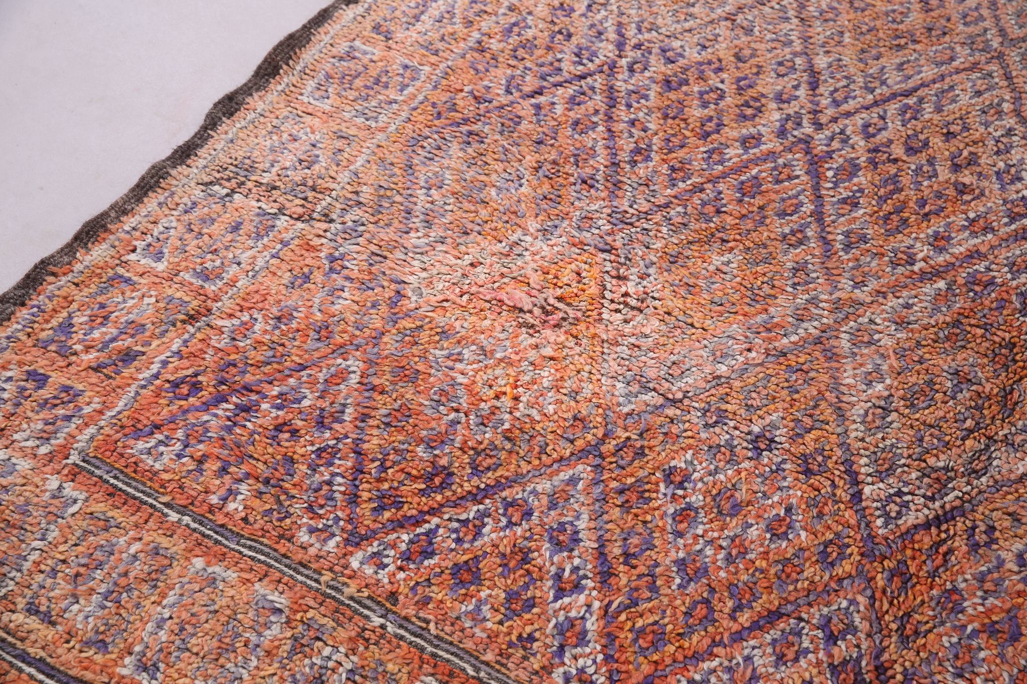 Vintage Beni Mguild Rug 201 x 301 cm - Berber Wool Rug - Handmade Boho Rug
