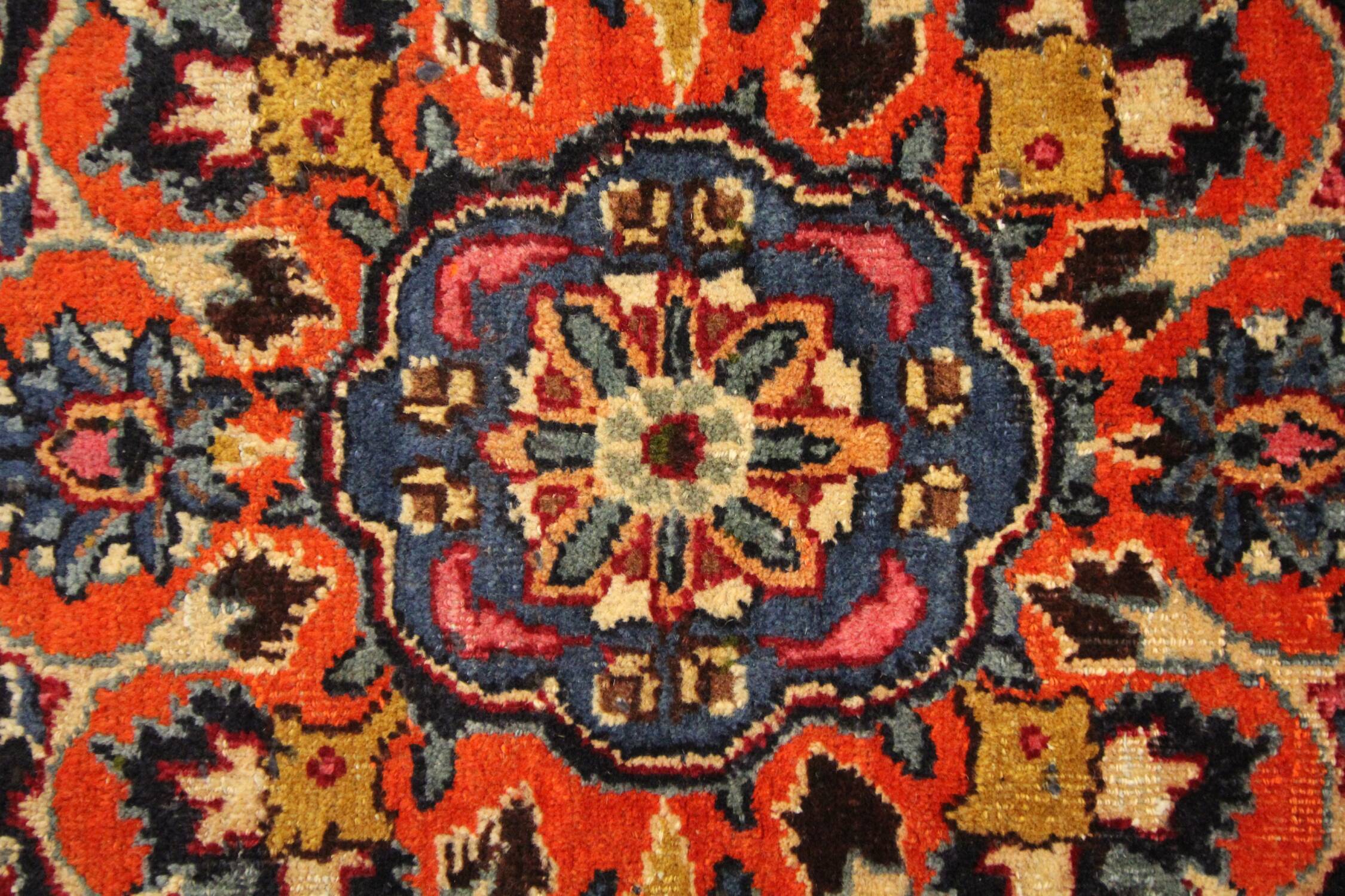 Tapis persan vintage tissé à la main Traditionnel Khorasan Area Rug- 242x343cm
