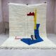 Tapis bérbere fait main traditionnelle 250cmx150cm
