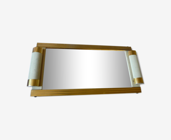 Plateau miroir art déco