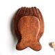 Empty pocket, hands joined in carved wood, 70s