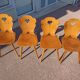 Lot 8 chairs bistro brasserie chalet mountain deco