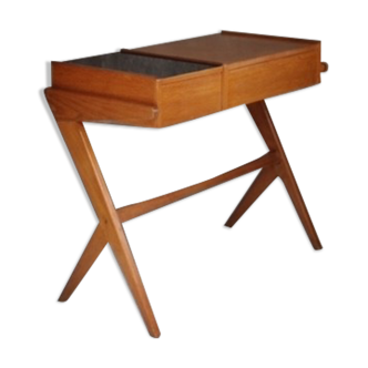 Bureau console Zanni design France 1950