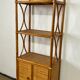 Rattan shelf 2 doors