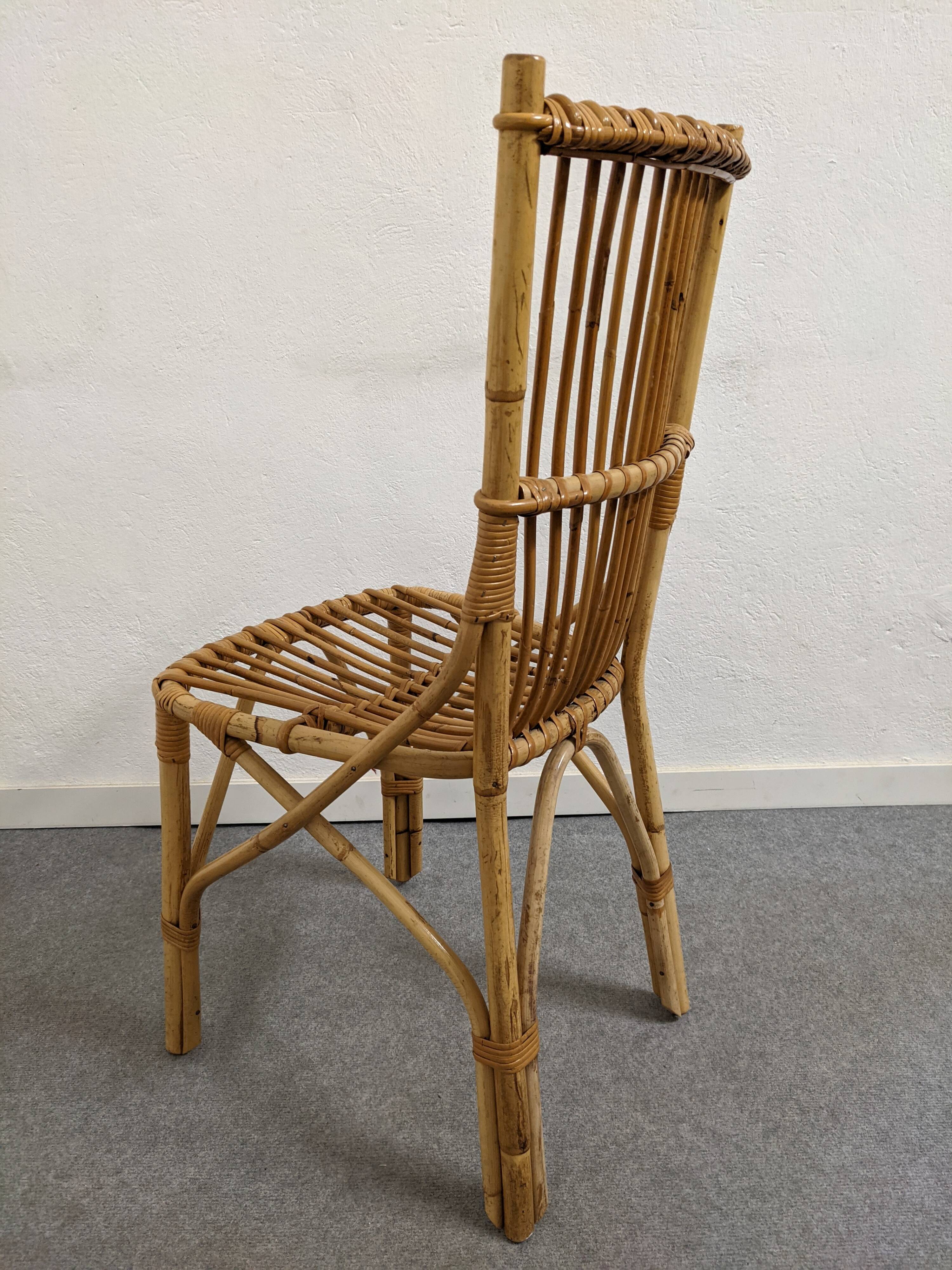 60s/70s bamboo chair