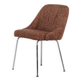Chaise de table en tweed par Le Mobilier International, 1960