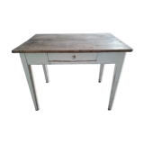 Farm table with a drawer