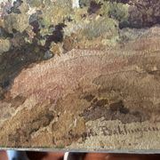 Watercolor landscape from the late 19th century, Bakhuijzen van de Sande
