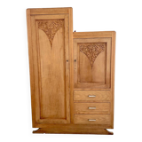 Asymmetrical art deco wardrobe