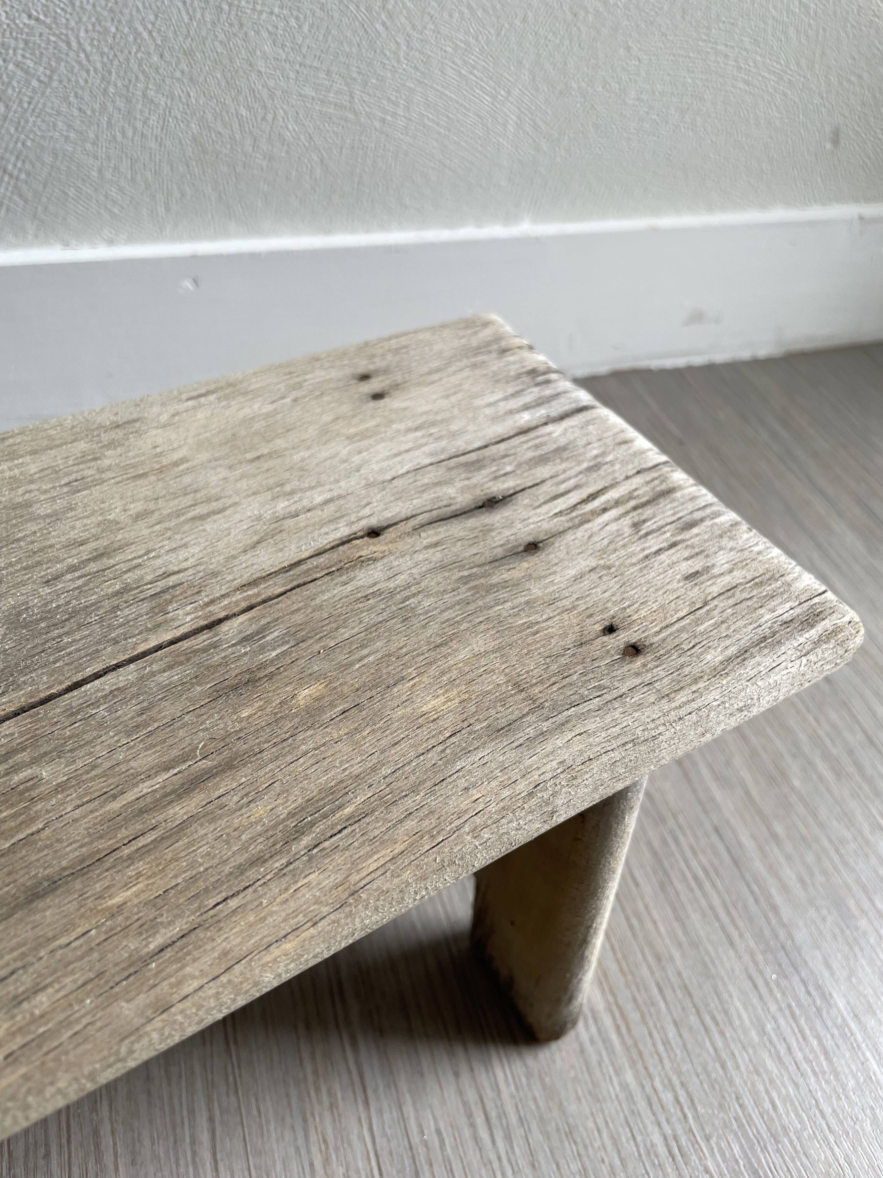 Tabouret banc bois