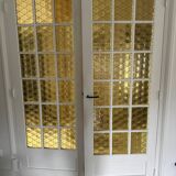 Double portes vitrage années 70